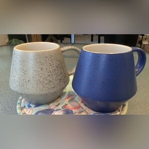 Lot of 2 Cordon Bleu MCM-retro-lookalike Reactive Glaze Mugs